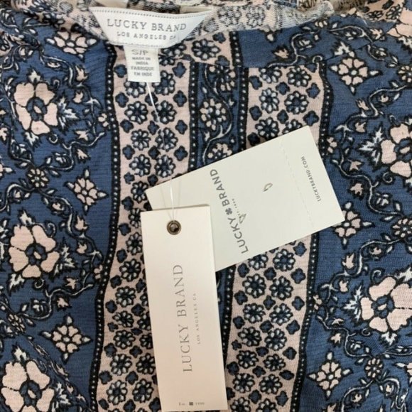 Lucky Brand T-Shirt Dress Floral Women S - Picture 6 of 6